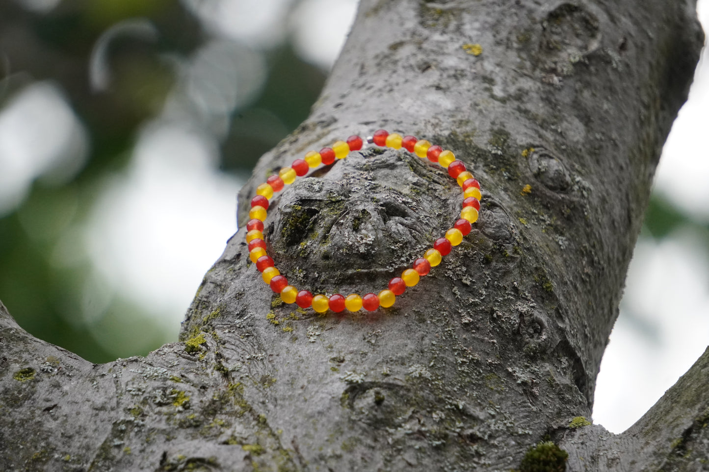 Stone Bracelet Yellow/Red