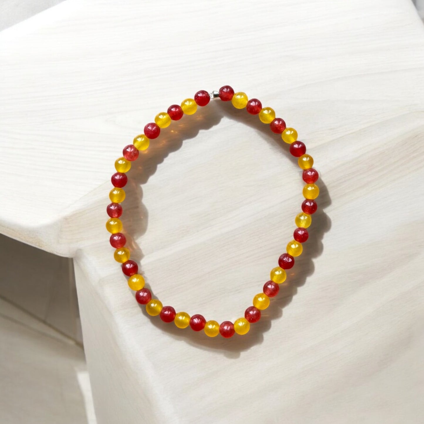 Stone Bracelet Yellow/Red