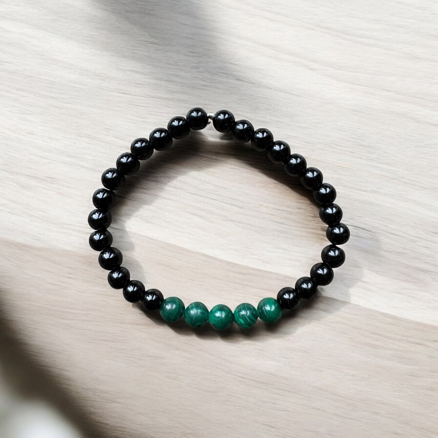 Stone Bracelet Black/Green